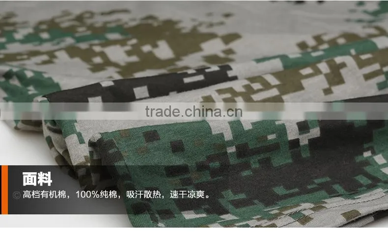 Fashion 2016 Man Casual Camouflage T-shirt Men Cotton Army Tactical Combat T Shirt Military Sport Camo Camp Mens T Shirts