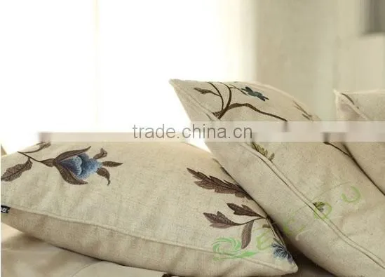 New Fashion Wholesale Plain White Linen Pillow Covers