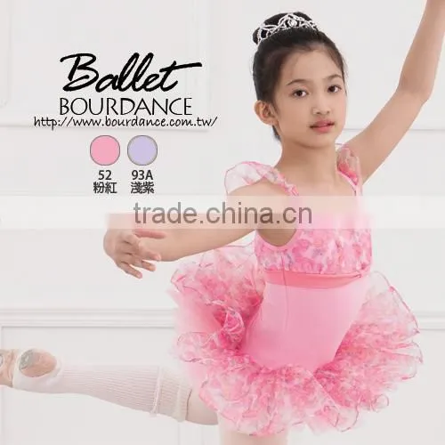 New ballet kids ruffle short sleeve dress