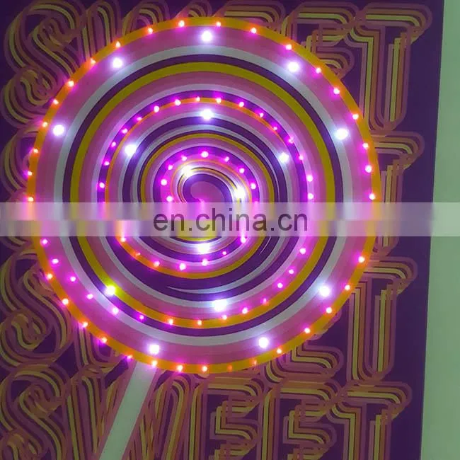 17*22*2cm custom made printed led flashing notebook cheap diary with push button
