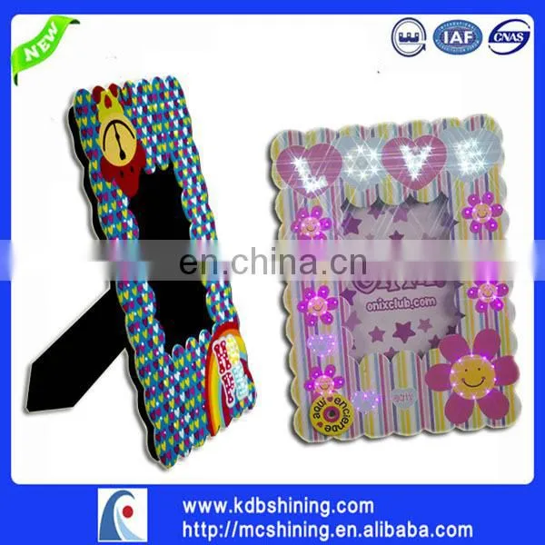 led light handwork paper art business greeting card