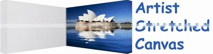 100% Cotton Blank Stretched Canvas