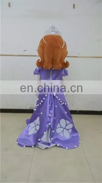 carnival and cosplay princess costumes for girls / fancy princess fur dress