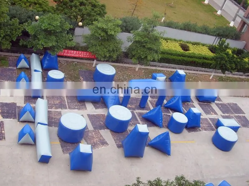 Guangzhou manufacturer field bunker inflatable paintball for fun
