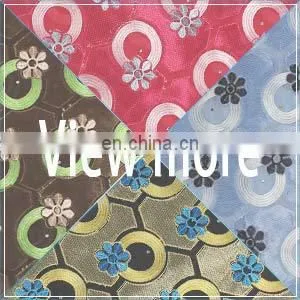high quality 100% Cotton embroidered african guipure lace fabric for wedding dress LS15073137 LS15073138