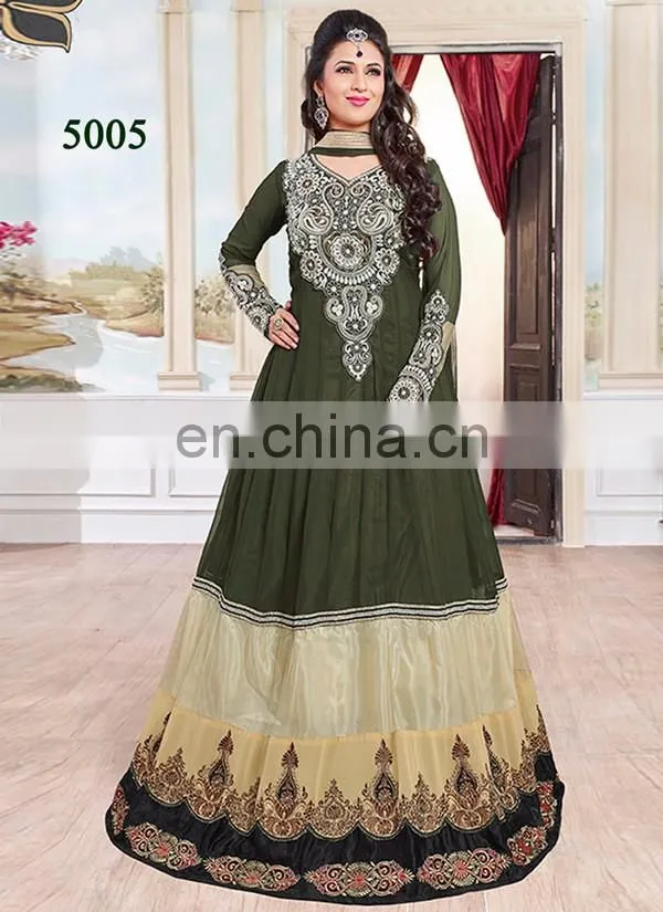Floor Length Indian Salwar Kameez Design 2016