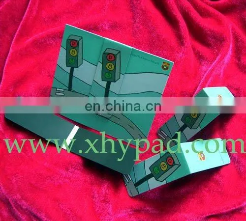 Factory wholesale custom die cut magnetic laminated bookmarks