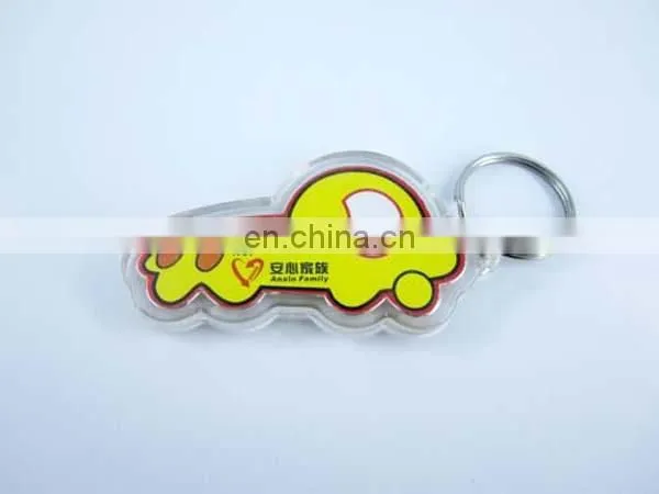 Custom logo surfboard shaped Acrylic keychain