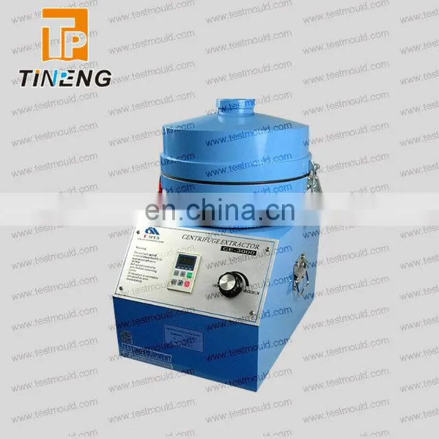 asphaltic bitumen testing equipment asphalt centrifugal extractors, centrifuge extractors