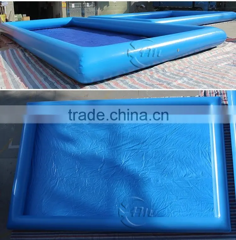 Cheap rectangular large inflatable water swimming pool rental/swim pool