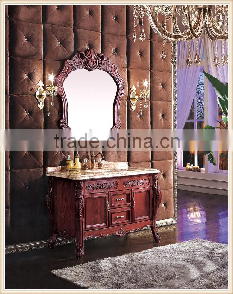 Bathroom Furniture with Sink and Mirror French style