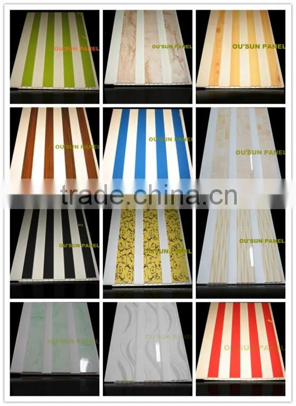 2012 Haining The Newest PVC Plastic Ceiling Panel