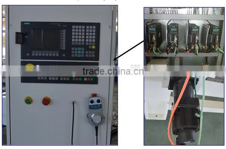 Italy Air Cooling Spindle, XYZ axis Ball Screw Woodworking CNC Router Machine for wood/plastic/marble/acrylic/aluminum