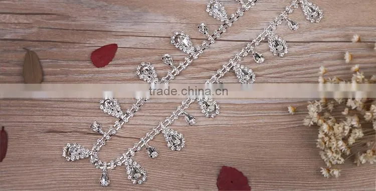 hot online shopping pakistan rhinestone cup chains for shoes boots decoration cupchain crystal