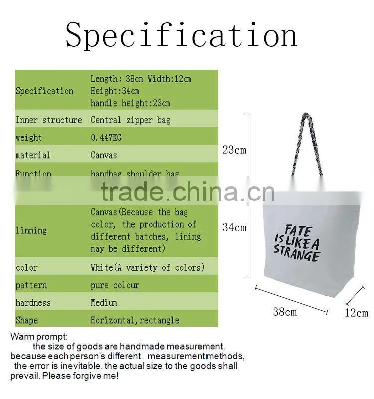 cheap plain canvas printed canvas tote bags wholesale