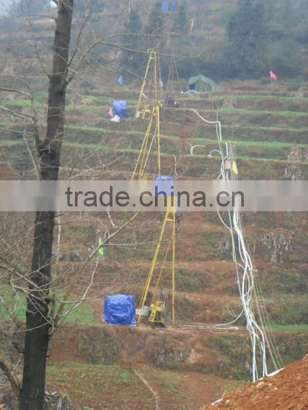HF150 borehole drilling machine with ISO , drilling a borehole