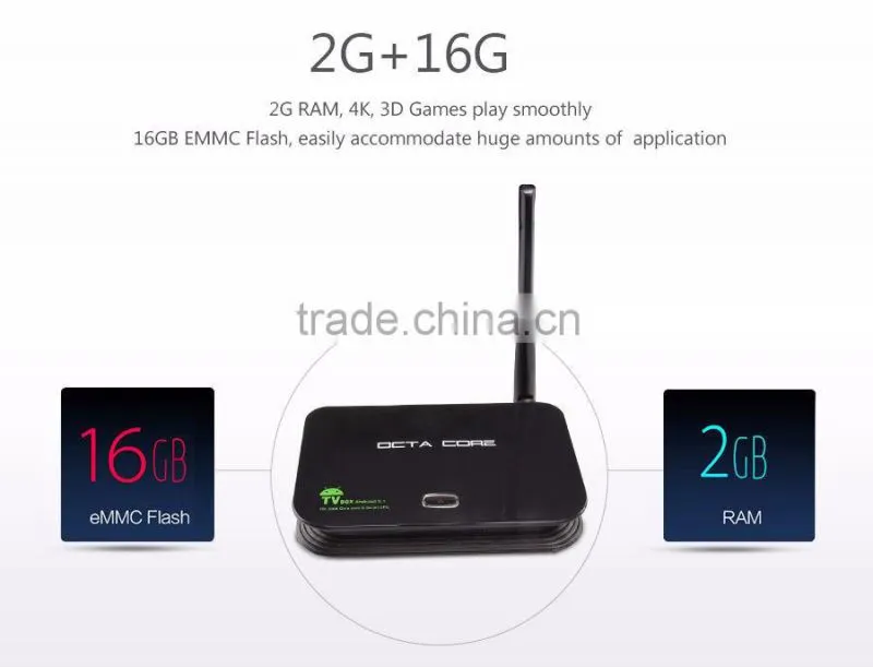 Z4 RK3368 Smart TV Box Android 5.1 Lollipop OctaCore 2GB/16GB WiFi