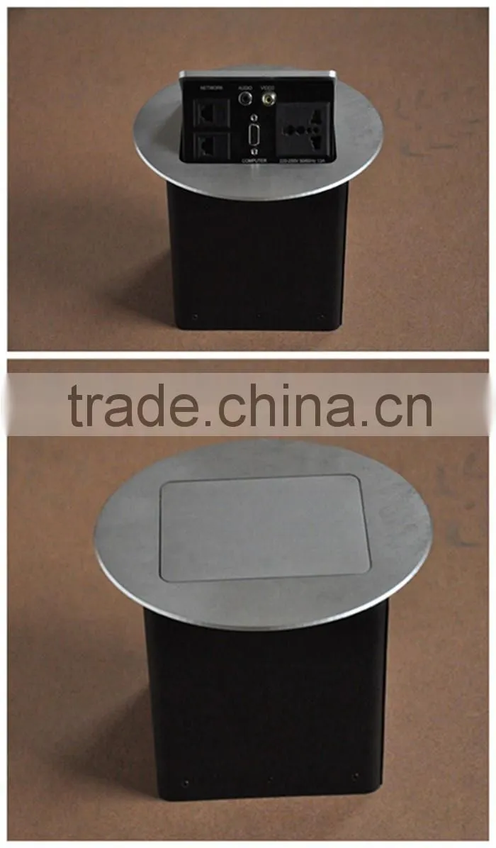 BW-T651 Brush Cover Desktop Electric Boxes / Pop Up Power Box