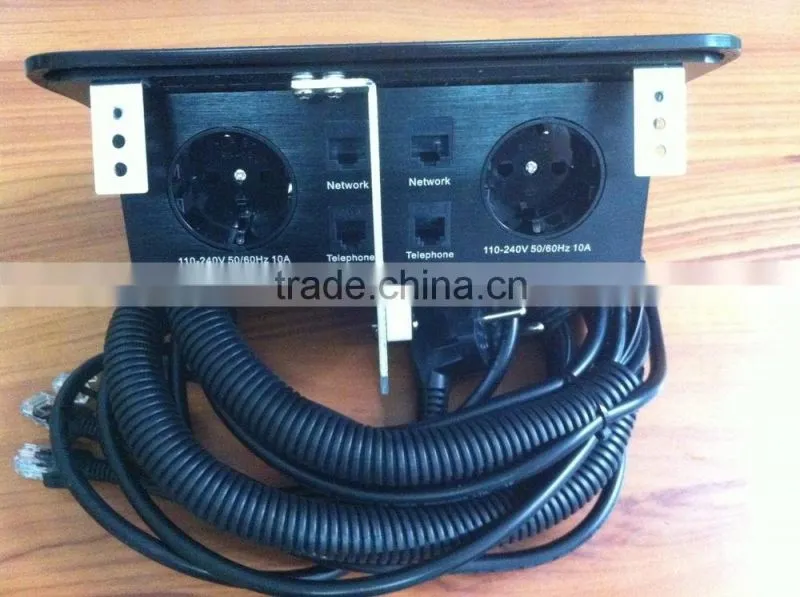 BW-T650 Aluminum Pop-Up Power Socket For Conference Table