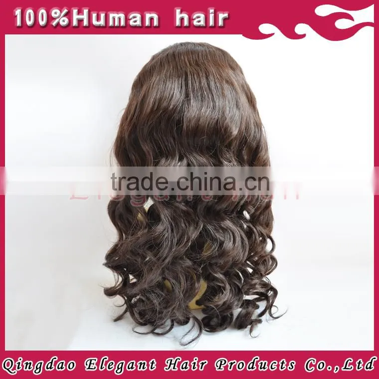 New arrival free style body wave aaaaa human hair brazilian silk top full lace wig