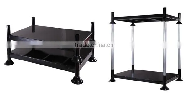 Warehouse stackable foldable collapsible metal the tire rack