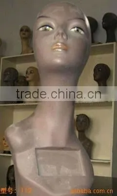 Cheap Plastic Wig Mannequin Head