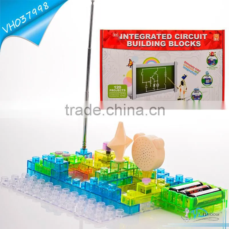 New Educational Plastic Circuit Building Blocks Toys