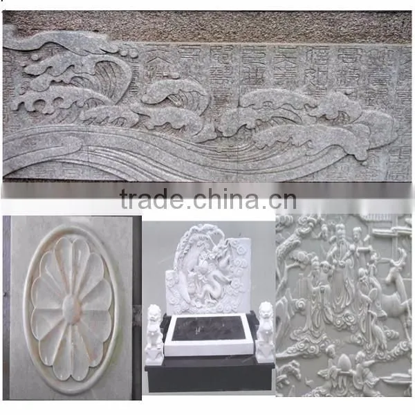 Jinan missile stone marble cnc engraving cutting machine for pebble