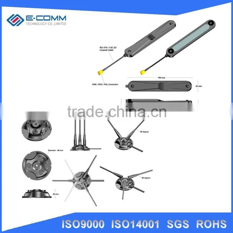 3G Antenna 5dBi 800/850/900/1800/1900/2170 MHZ Magnetic Base 3M Extension Cable SMA male