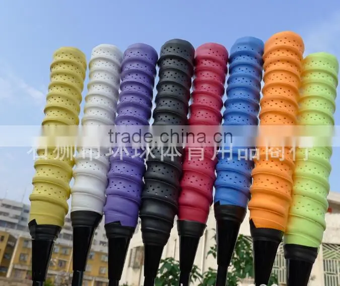 sweatband EVA perforated film keel badminton sticky sweat band / hand gel grip plastic fishing rods overgrip tape