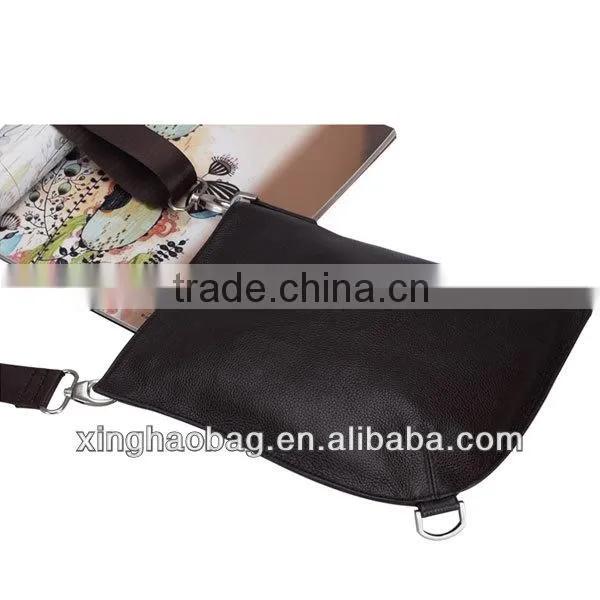 Men's high quality men leather small sling bags hand bag