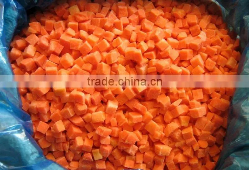 IQF frozen Carrot dice