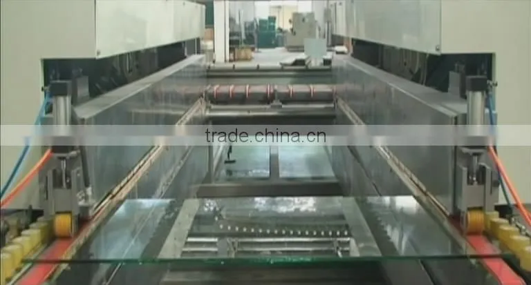 glass double edging machine line glass edging production line with automatic