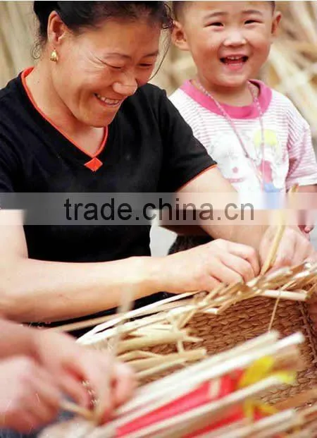 Handwoven rect paper basket for storage