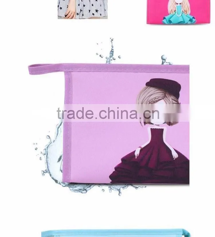 large capacity cosmetic bag hand waterproof makeup bag washing bag