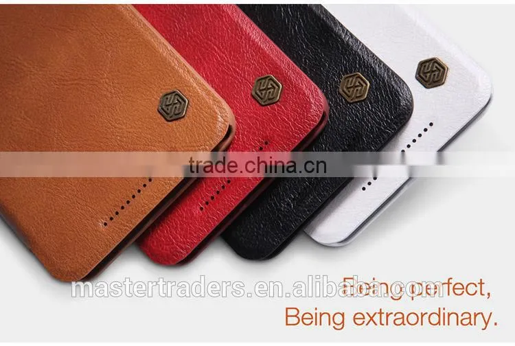 Original NILLKIN Qin Series Wallet Flip PU Leather Case For HTC One E9 Plus MT-3513
