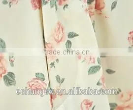 Chiffon floral printed fashion girls pant
