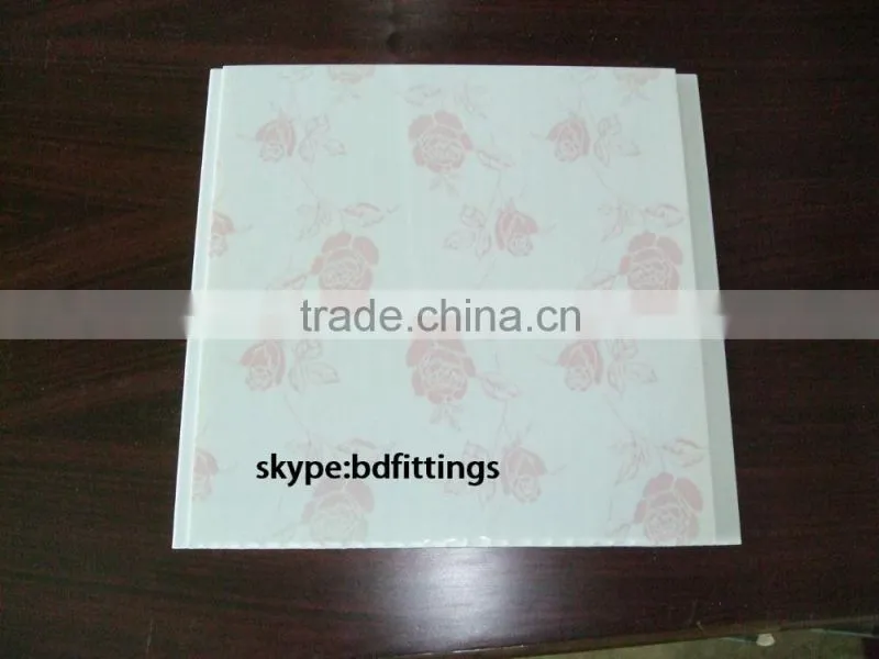 2016 New Design PVC Board cheap roofing materials bathroom pvc ceiling cladding