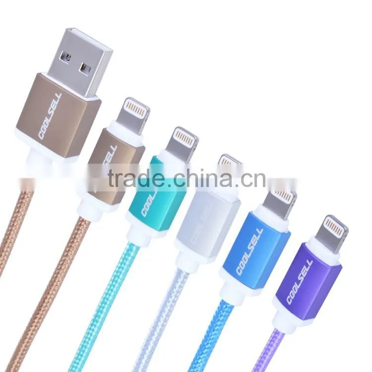 Original MFI cable supplier for Braided MFi Certified Reliable Charging and Syncing mfi usb data cable for all apple Devices