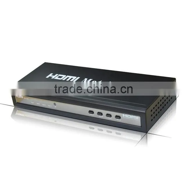4x4 hdmi matrix switcher with RS23 and remote control