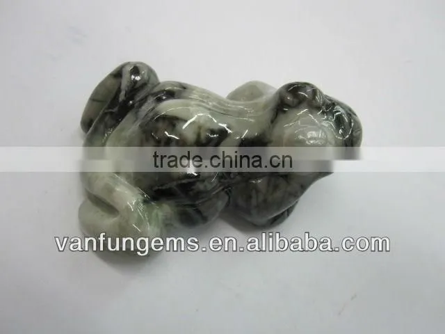 2" natural lapis carved frog