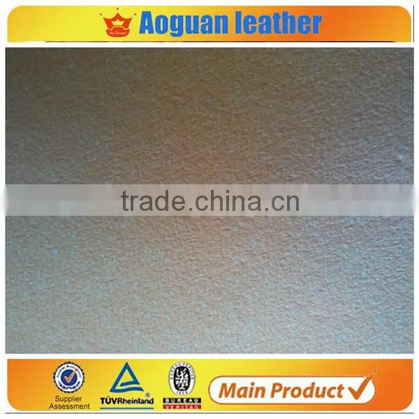 Shiny pvc artificial leather for sofa material leather in Guangzhou