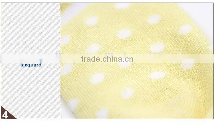 New Style Bubble Ribtop Point Jacquard Girl Cotton Baby Sock