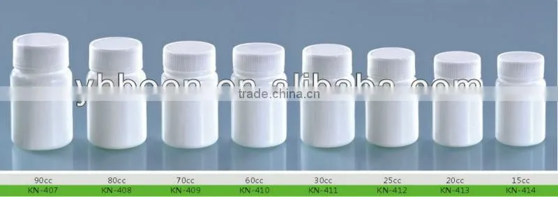 wholesale! empty HDPE/PET/PE plastic pill bottles with child safety cap, medicine bottle, health bottle