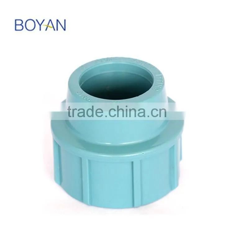 China Wholesale BOYAN zhejiang 20-110mm light blue for irrigation 90 degree elbow band pp commpression quick pipe fitting