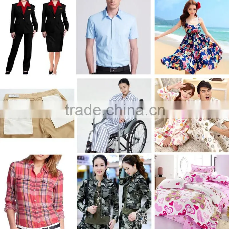 T/C polyester cotton woven business office shirt fabric