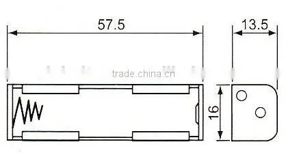 GT3-1809 AA cell battery holder 1.5V battery holder aa battery plastic case