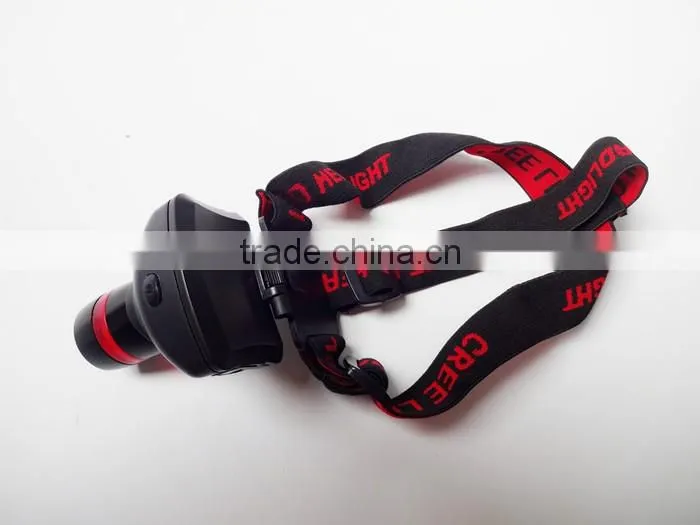Onlystar GS-6000 hot sale CRE R3 led high powerful waterproof headlight zoomable led headlamp