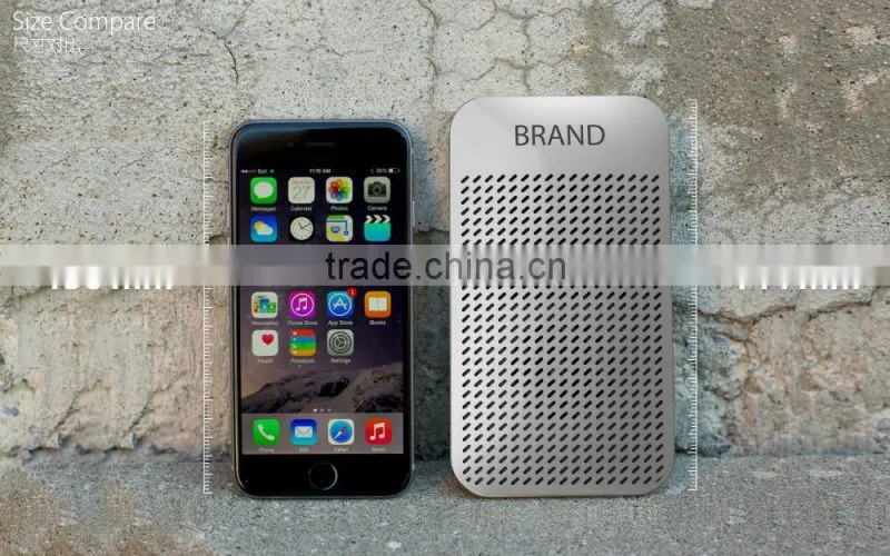 Portable bluetooth speaker power bank with 5000mAh capacity suitable for smart phone