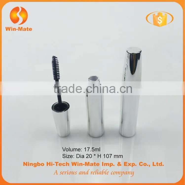Best-selling electroplate white 107*20mm empty manufacturers mascara tube